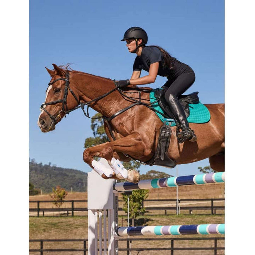 WeatherBeeta Tapis de Selle Prime Air-Tec de Saut Turquoise foncé