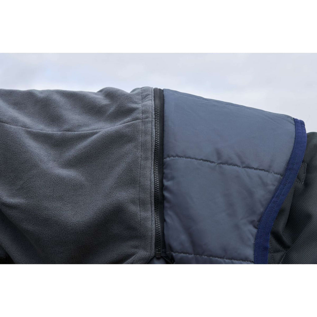 WeatherBeeta ComFiTec Ultra Turnout Detach-A-Neck 100g Charbon
