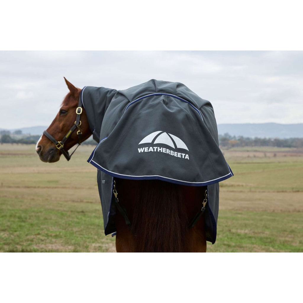 WeatherBeeta ComFiTec Ultra Turnout Detach-A-Neck 100g Charbon