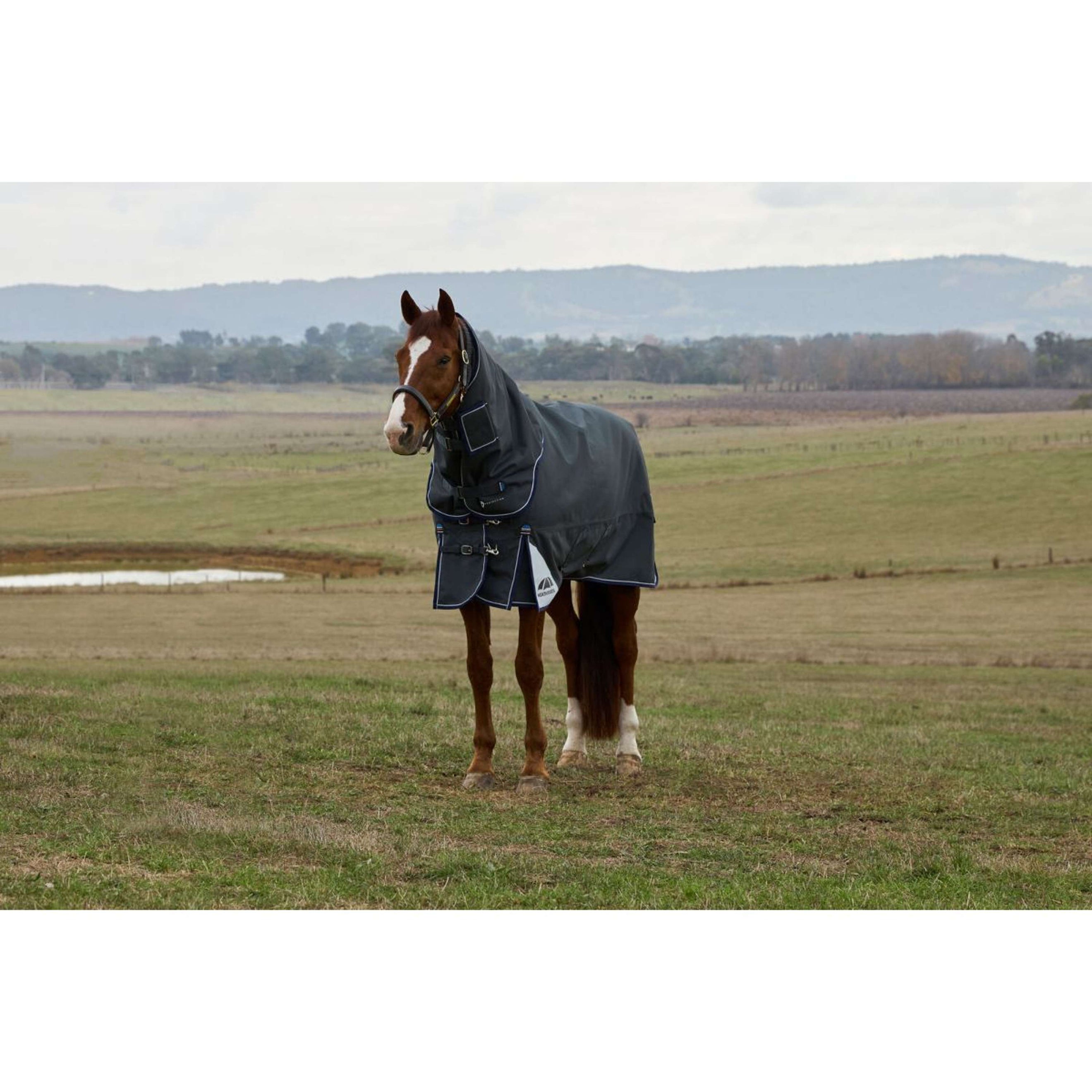 WeatherBeeta ComFiTec Ultra Turnout Detach-A-Neck 100g Charbon
