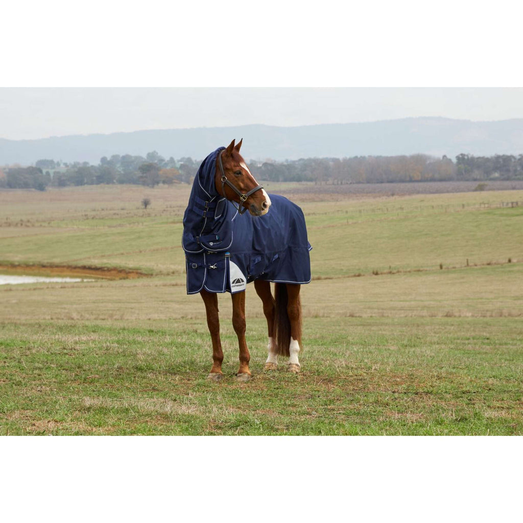 WeatherBeeta ComFiTec Ultra Turnout Detach-A-Neck 100g Marin