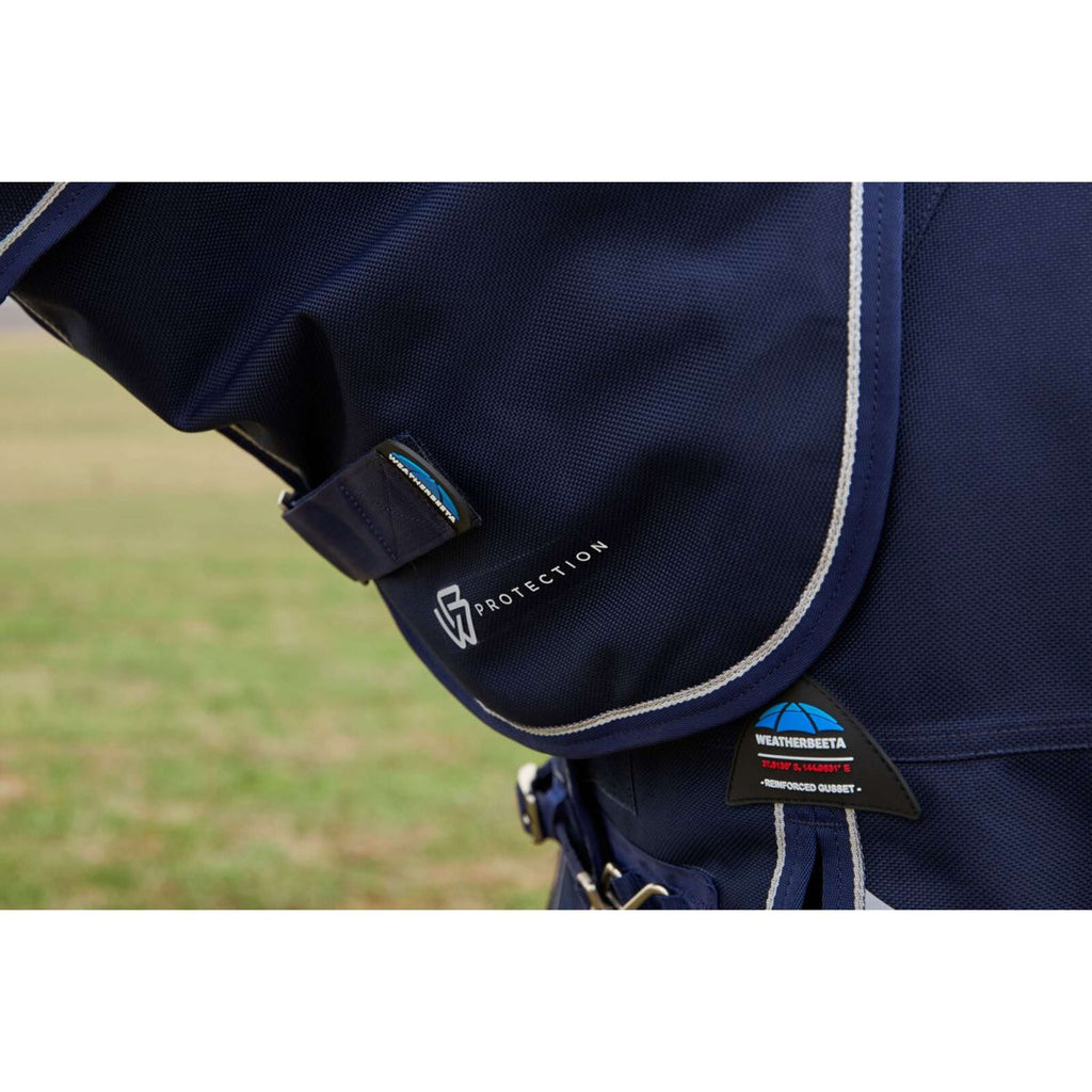 WeatherBeeta ComFiTec Ultra Turnout Detach-A-Neck 100g Marin