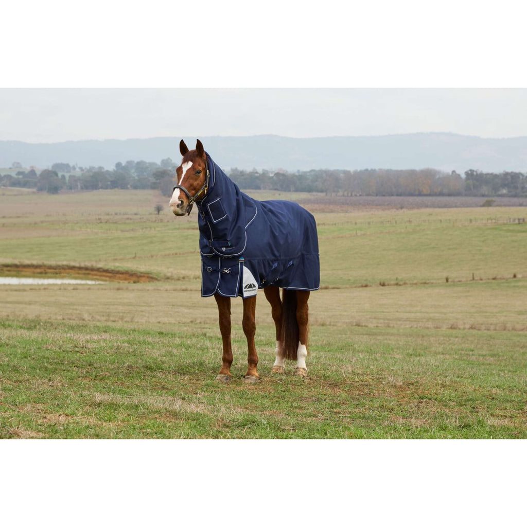 WeatherBeeta ComFiTec Ultra Turnout Detach-A-Neck 100g Marin
