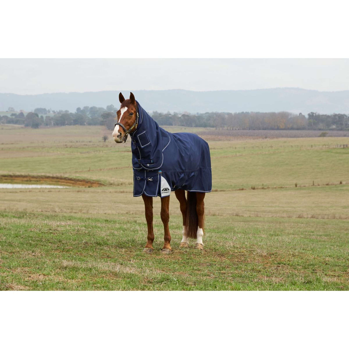 WeatherBeeta ComFiTec Ultra Turnout Detach-A-Neck 100g Marin