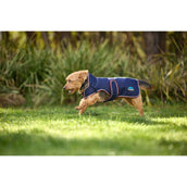 WeatherBeeta Couverture pour Chien ComFiTec Premier Deluxe Waterproof Marine/Bordeaux