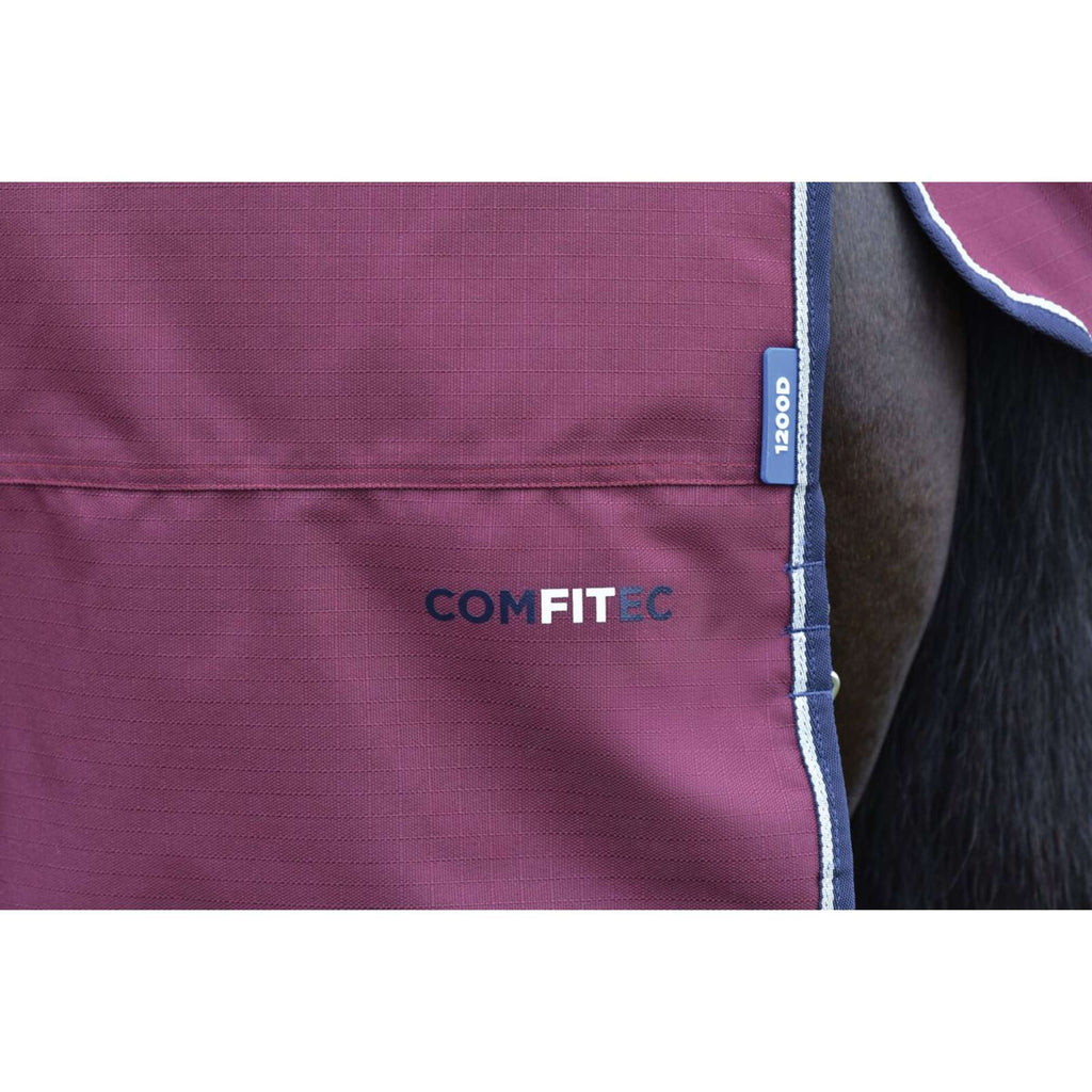 WeatherBeeta ComFiTec Essential Turnout Detach-A-Neck 220g Bourgogne/Marine