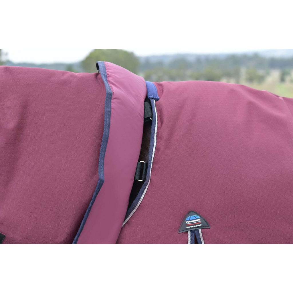 WeatherBeeta ComFiTec Essential Turnout Detach-A-Neck 220g Bourgogne/Marine