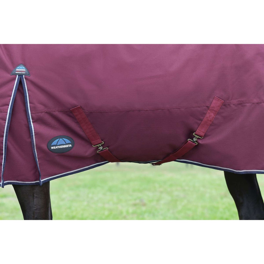 WeatherBeeta ComFiTec Essential Turnout Detach-A-Neck 220g Bourgogne/Marine