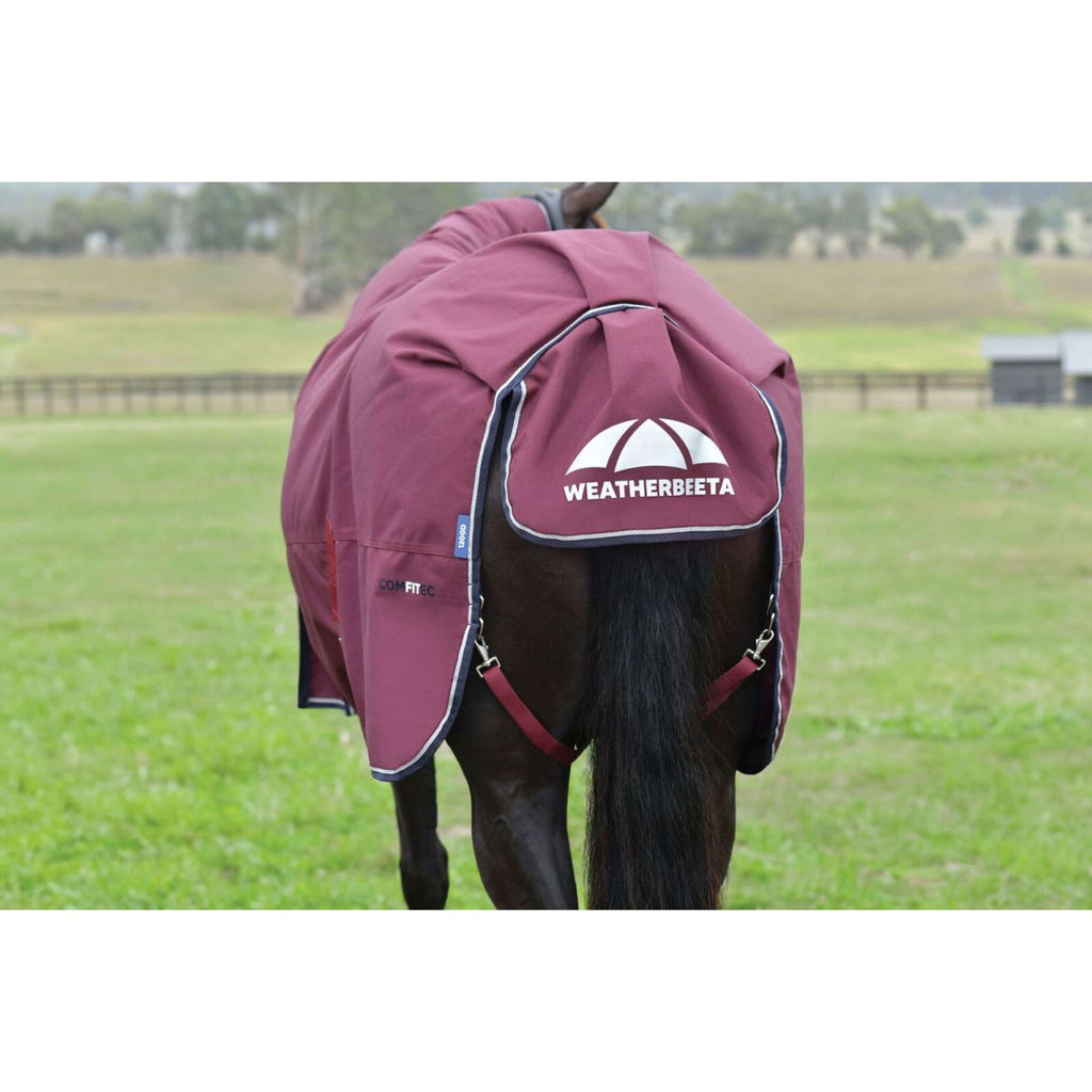 WeatherBeeta ComFiTec Essential Turnout Detach-A-Neck 220g Bourgogne/Marine