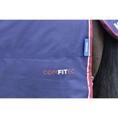WeatherBeeta ComFiTec Essential Turnout Detach-A-Neck 220g Marine/Bordeaux