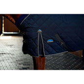 WeatherBeeta Couverture d'Écurie ComFiTec 100D Diamond Quilt Detach-A-Neck 220g Navy/Charcoal