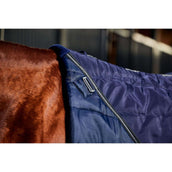 WeatherBeeta Couverture d'Écurie ComFiTec PP Channel Quilt Detach-A-Neck 220g Navy/Charcoal