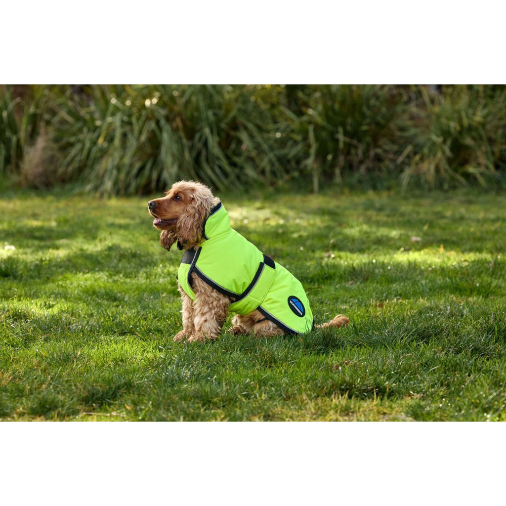 WeatherBeeta Couverture pour Chien ComFiTec Reflective 300D Deluxe Showerproof Jaune