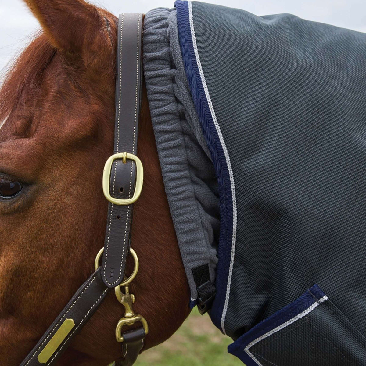 WeatherBeeta ComFiTec Ultra Turnout Neck Cover 220g Charbon