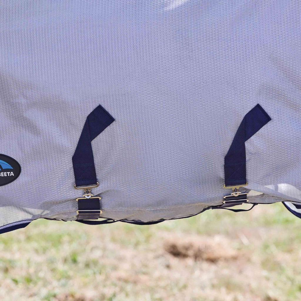 WeatherBeeta Couverture Anti-Mouches ComFiTec Hexi Combo Silver/Navy/White