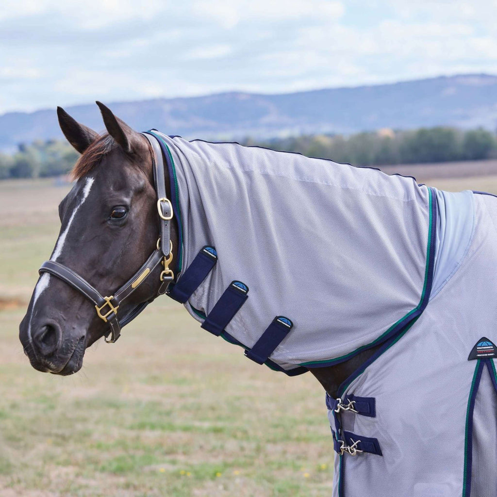 WeatherBeeta Couverture Anti-Mouches ComFiTec Zephyr Combo Grey/Navy/Forest Green