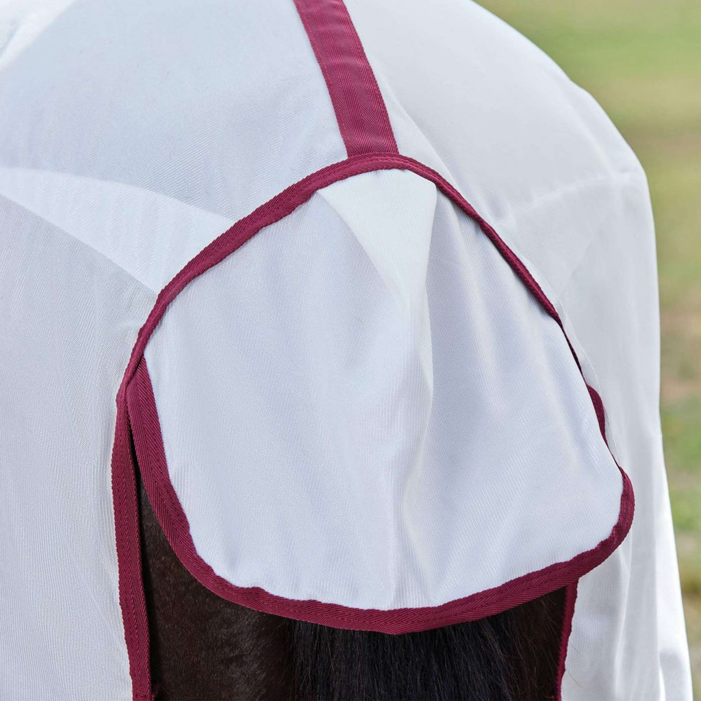WeatherBeeta Couverture Anti-Mouches ComFiTec Essential Combo Blanc/Bordeaux