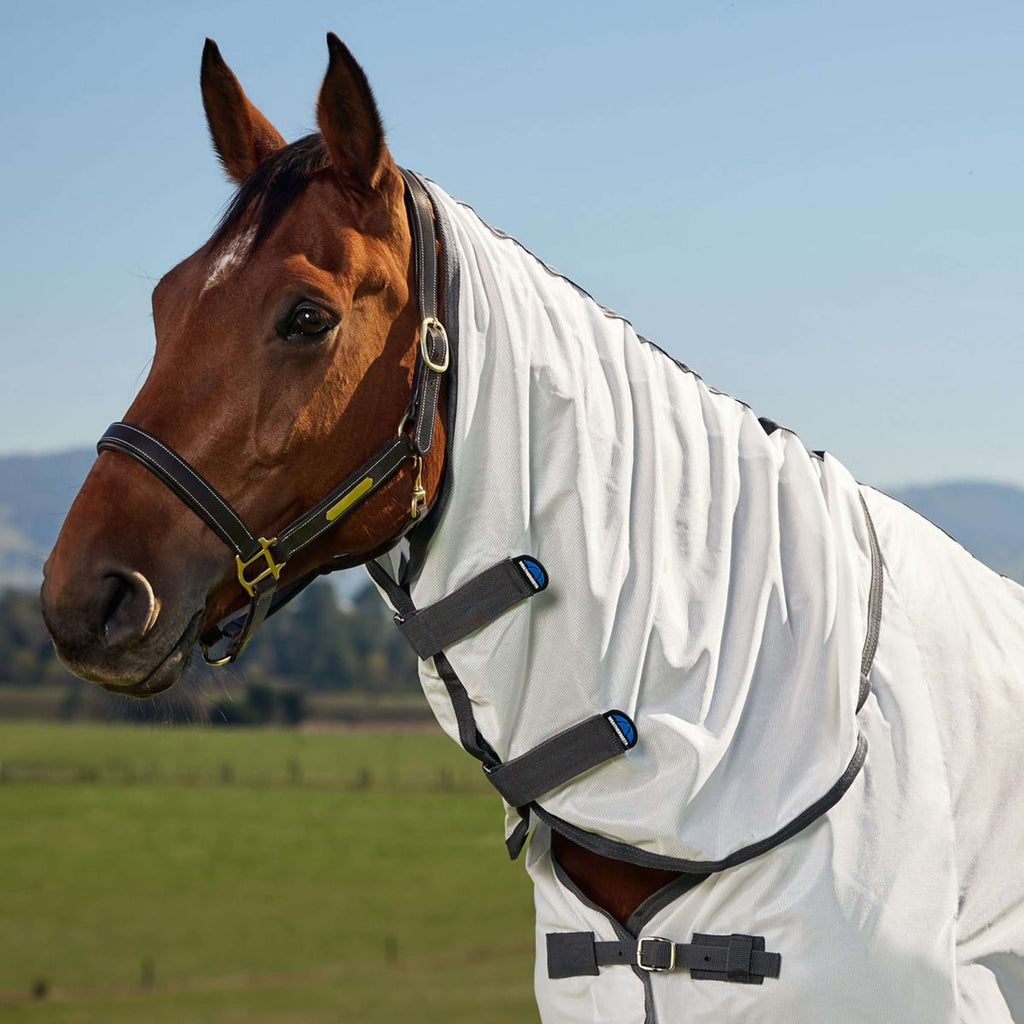 WeatherBeeta Couverture Anti-Mouches ComFiTec Tyro Combo Blanc/Charcoal