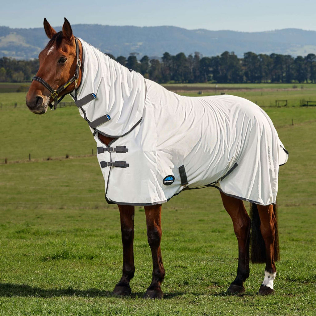 WeatherBeeta Couverture Anti-Mouches ComFiTec Tyro Combo Blanc/Charcoal