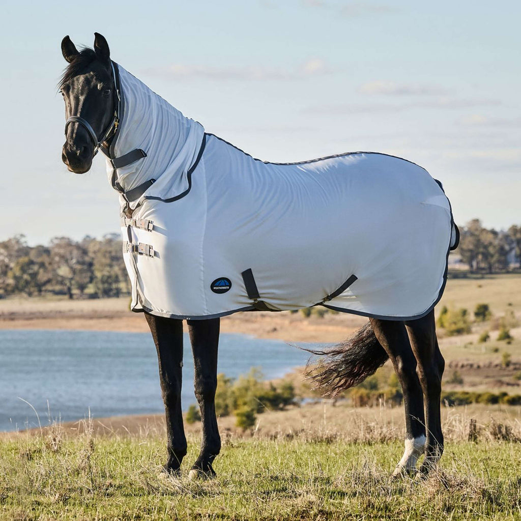 WeatherBeeta Couverture Anti-Mouches ComFiTec Tyro Combo Blanc/Charcoal