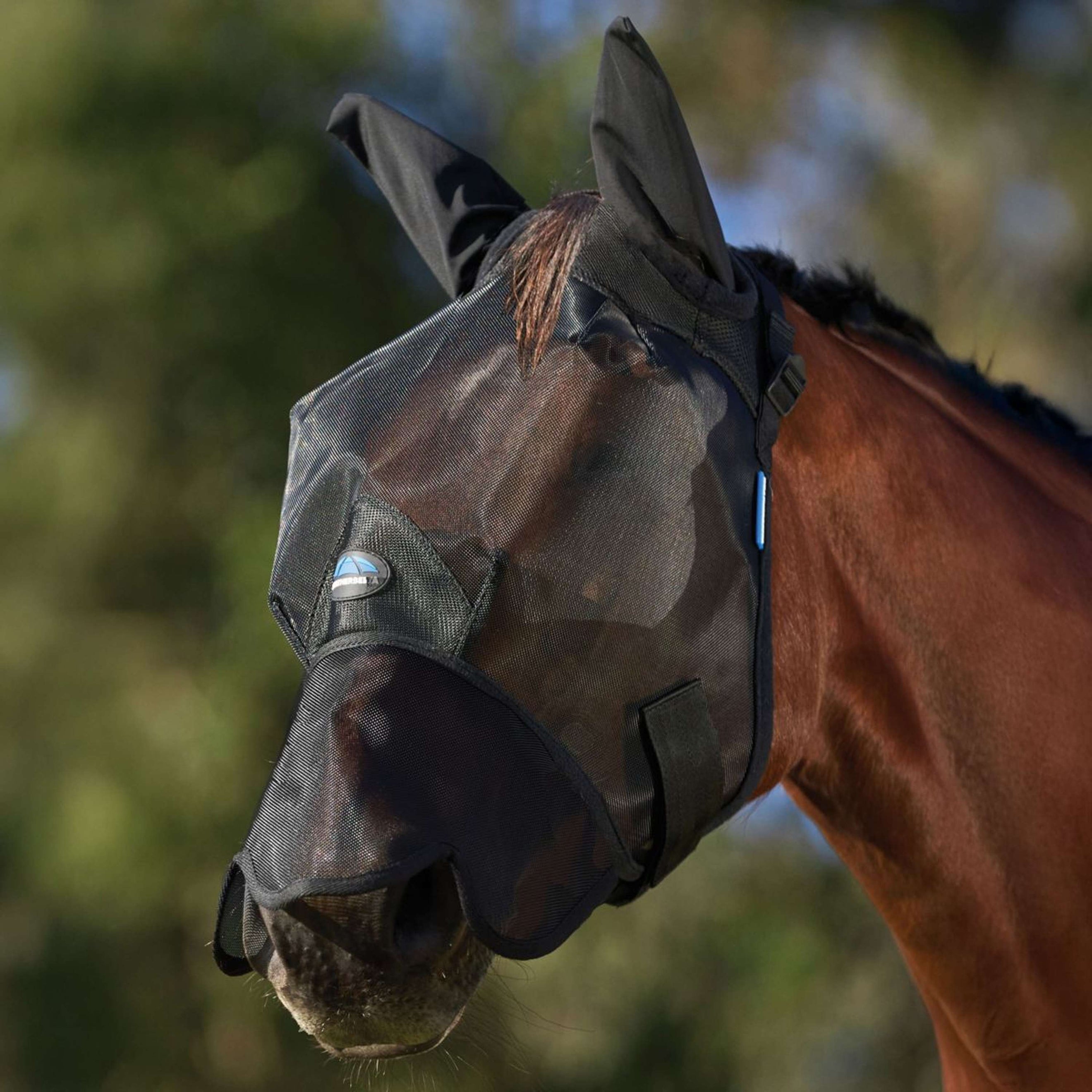 WeatherBeeta Masque Anti-Mouches ComFiTec Guard avec Oreilles et Nez Noir WeatherBeeta Masque Anti-Mouches ComFiTec Guard avec Oreilles et Nez Noir