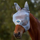 WeatherBeeta Masque Anti-Mouches ComFiTec Fine avec Oreilles Gris