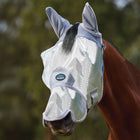 WeatherBeeta Masque Anti-Mouches ComFiTec Hexi avec Oreilles et Nez Argent