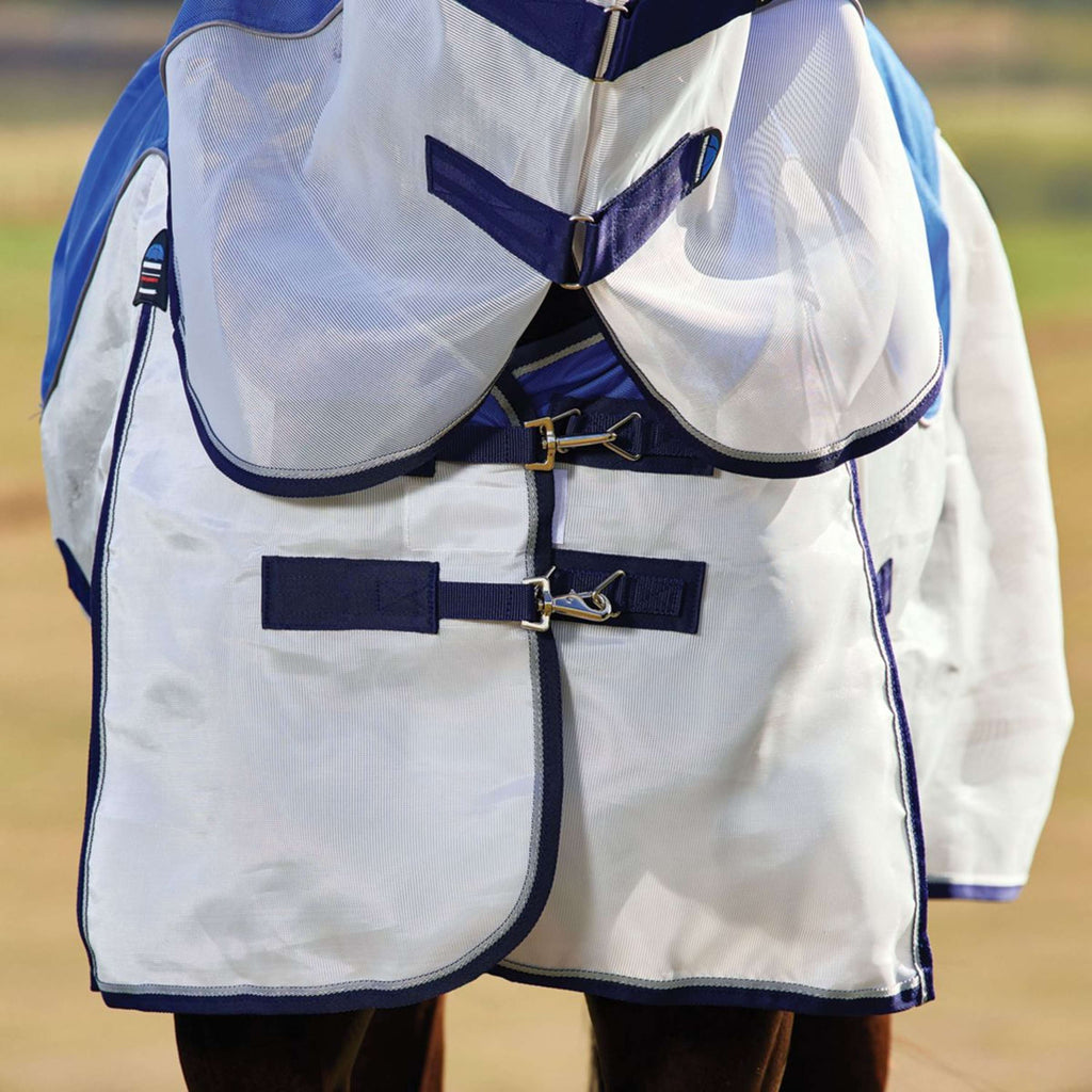 WeatherBeeta ComFiTec Duo Shield Deatch-A-Neck Bleu/Argent/Navy
