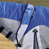 WeatherBeeta ComFiTec Duo Shield Deatch-A-Neck Bleu/Argent/Navy
