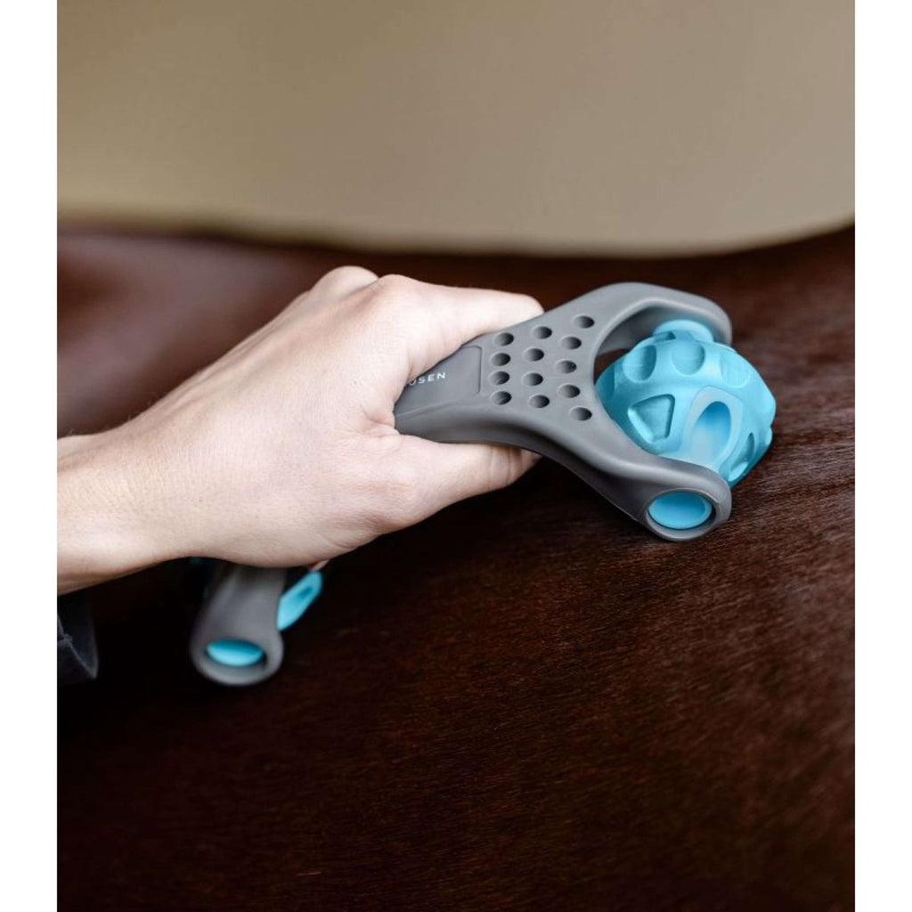 Waldhausen Health + Care Brosse de Massage Relax Roller Gris/Bleu