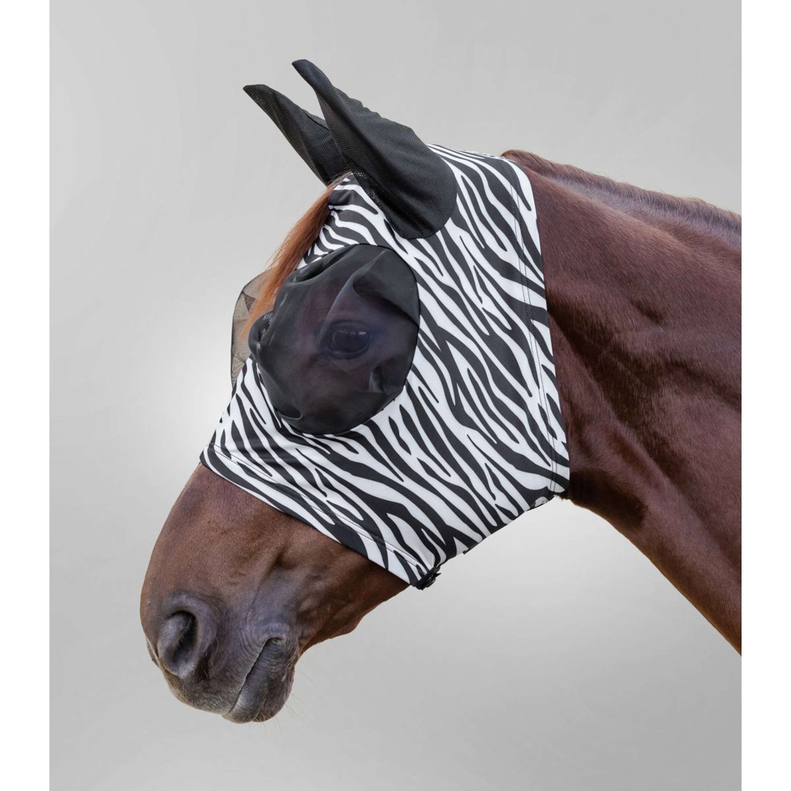 Waldhausen Masque Anti-Mouches Puck Zebra Waldhausen Masque Anti-Mouches Puck Zebra