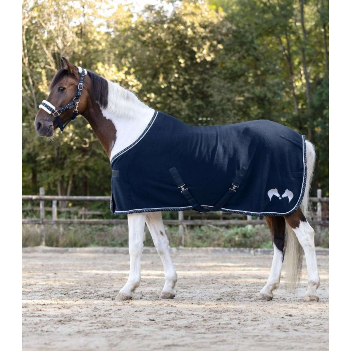 Waldhausen Couverture Polaire Lucky Bleu Nuit
