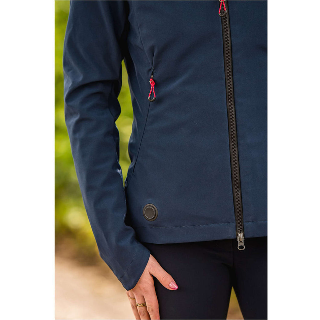WHIS Veste Chauffante Softshell Coach Marin foncé