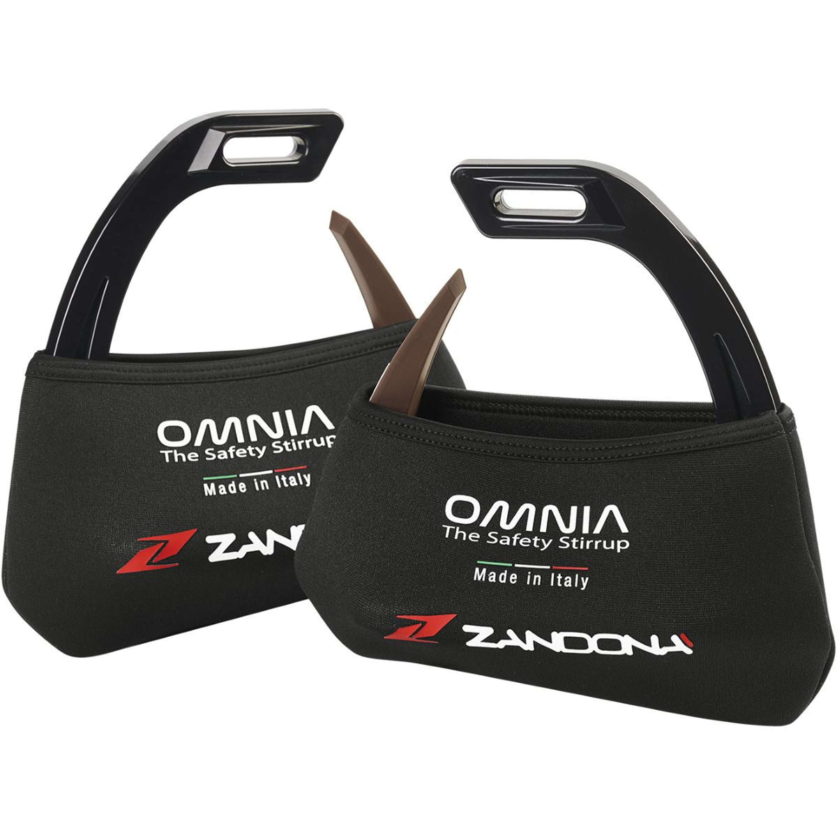 Zandona Housses d'Étriers Omnia Néoprène Noir