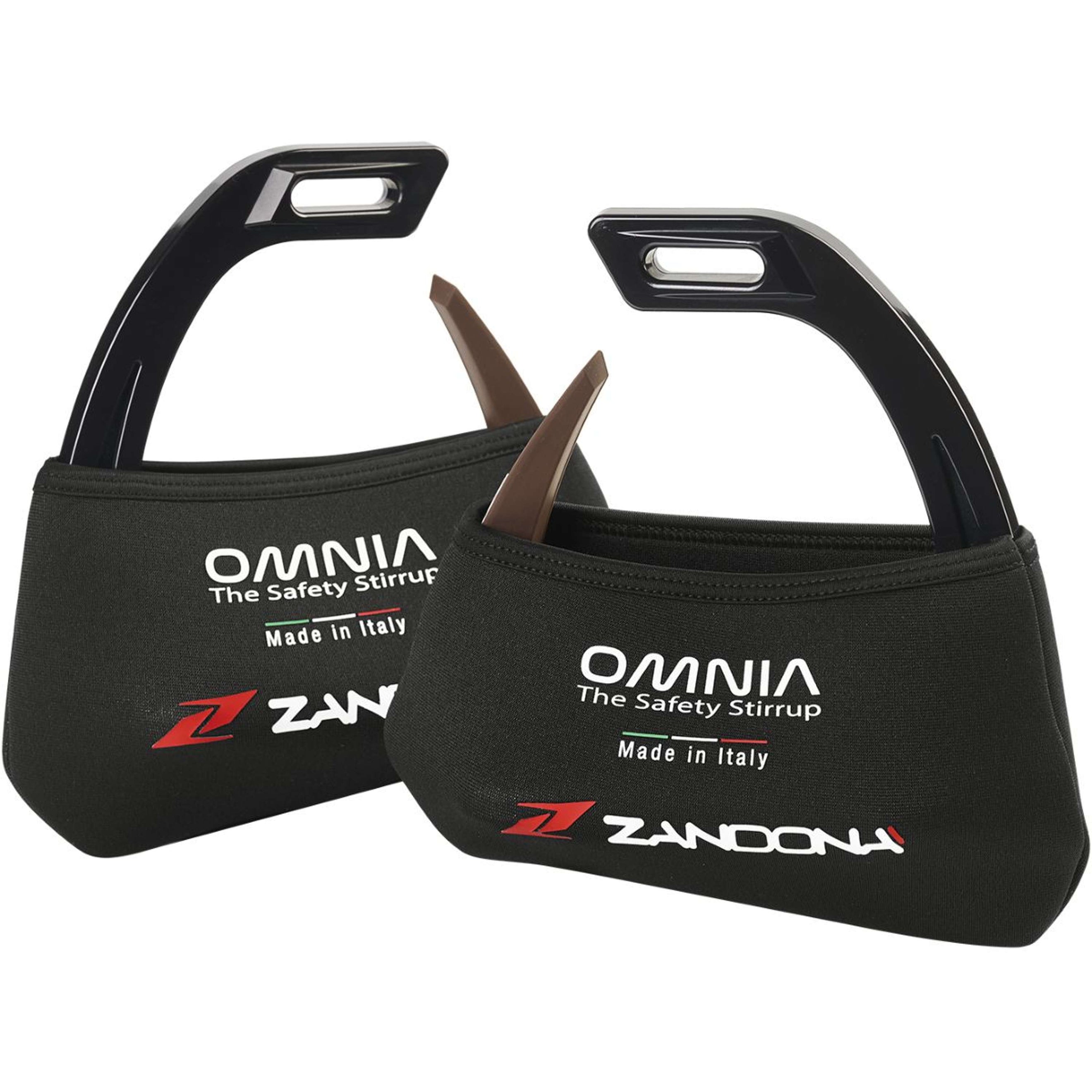 Zandona Housses d'Étriers Omnia Néoprène Noir